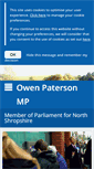 Mobile Screenshot of owenpaterson.org