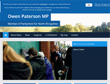 Tablet Screenshot of owenpaterson.org